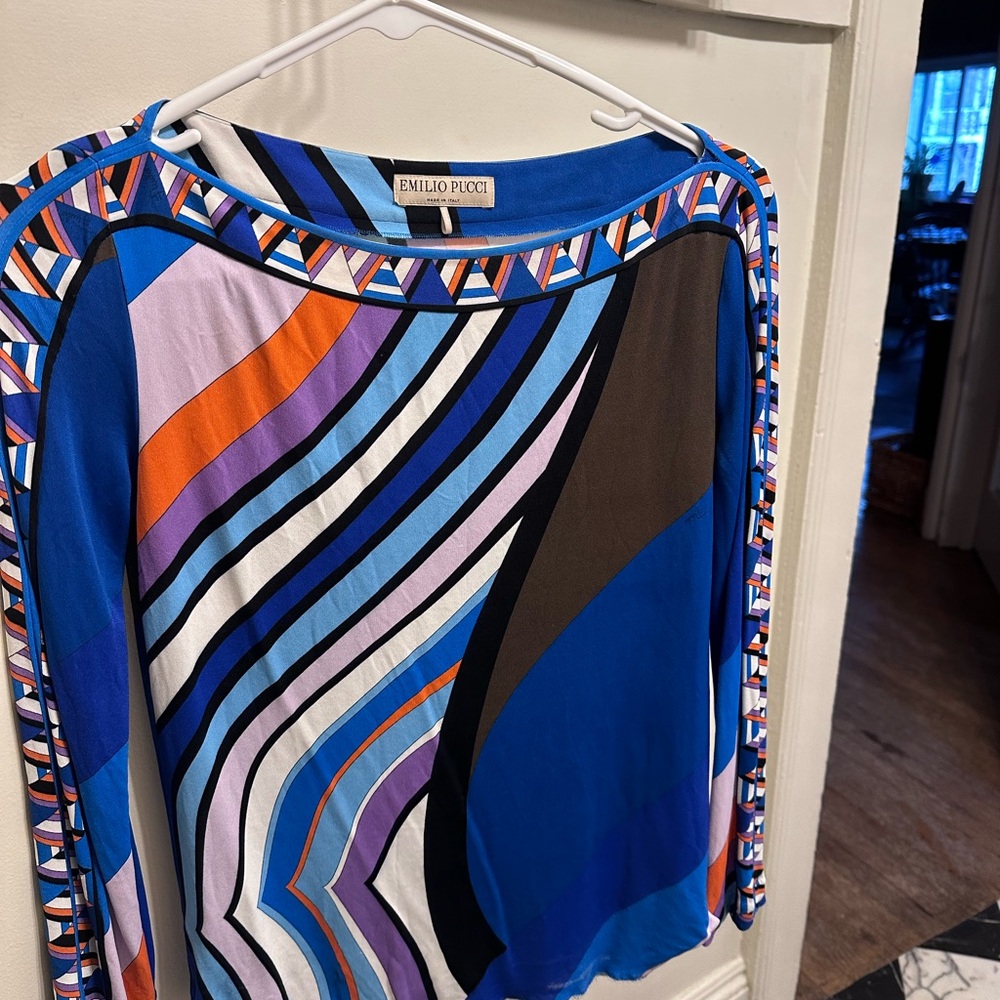 Emilio Pucci Multicolor Striped Women's Top